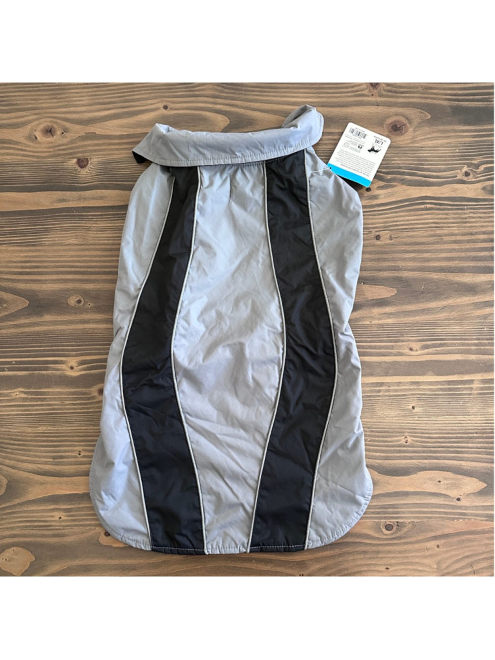 Petco Reflective Dog Jacket L/XL Gray Fleece Winter Coat NWT
